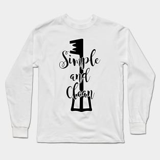 Simple and Clean Long Sleeve T-Shirt